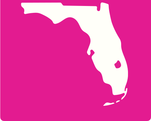 Inverted Florida map