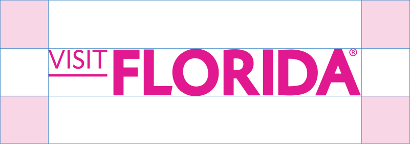 Logo clear space - primary